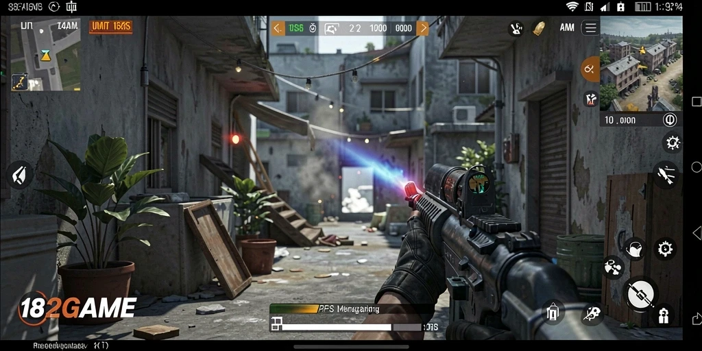 Screenshot 182GAME menampilkan aksi tembak-menembak yang mendebarkan.