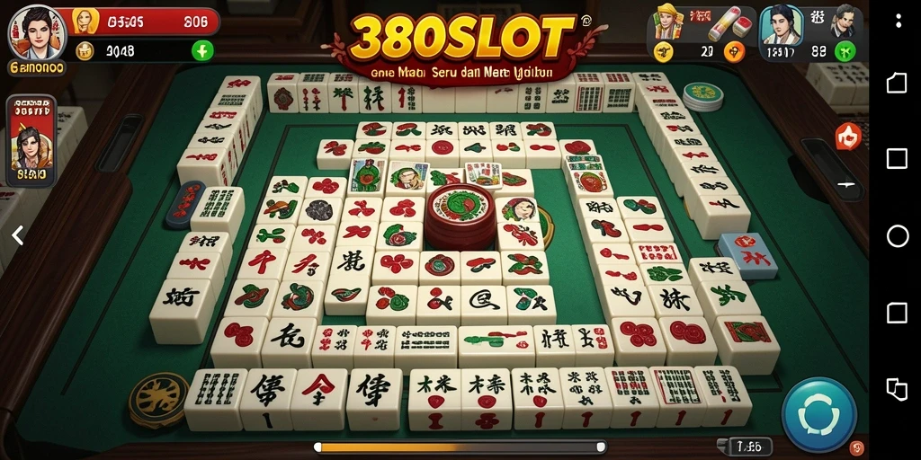 Tampilan gameplay Mahjong yang menarik dan menantang.