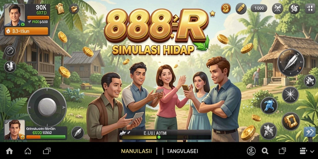 Tangkapan layar permainan 888R menunjukkan pengalaman gameplay simulasi yang mendalam.