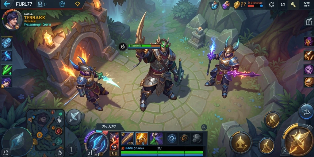 Tangkapan layar gameplay FURLA77 yang intens dan seru.