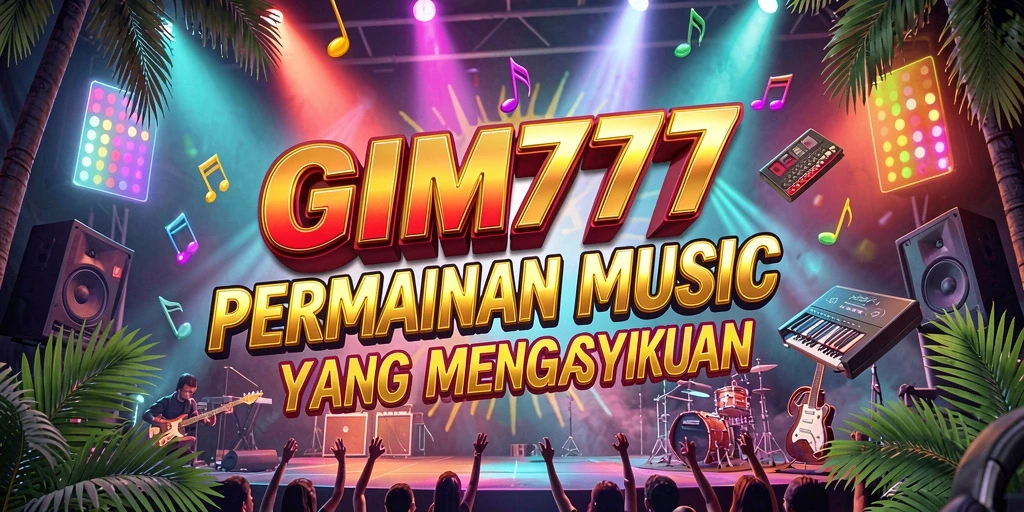 Tampilan gameplay GIM777 dengan pemain menikmati musik.