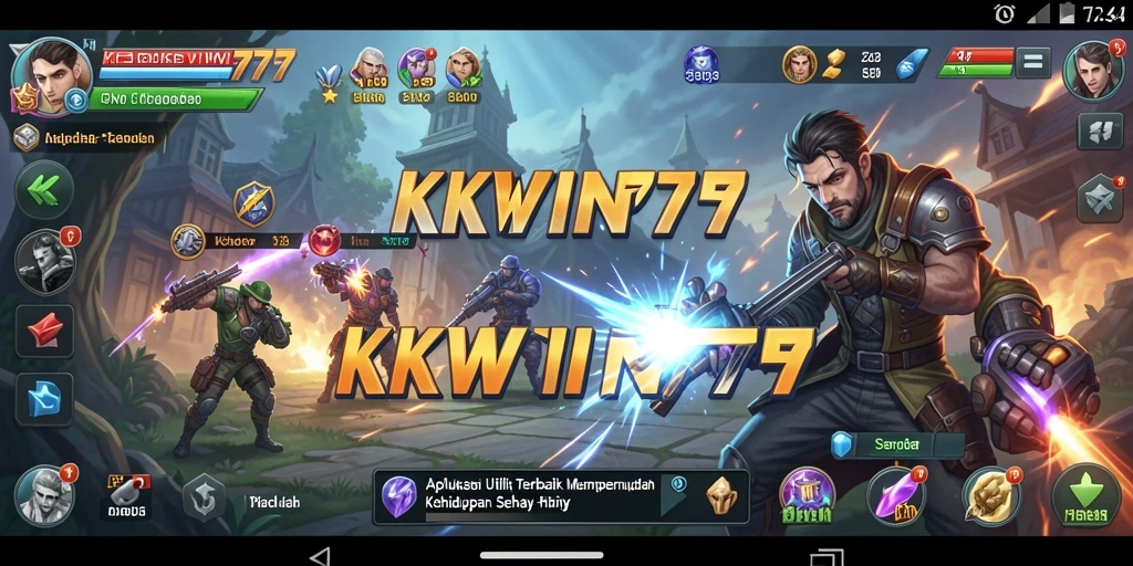 Tampilan menarik dari aplikasi KKWIN777 yang memudahkan pengguna dalam mengakses fitur Utility.