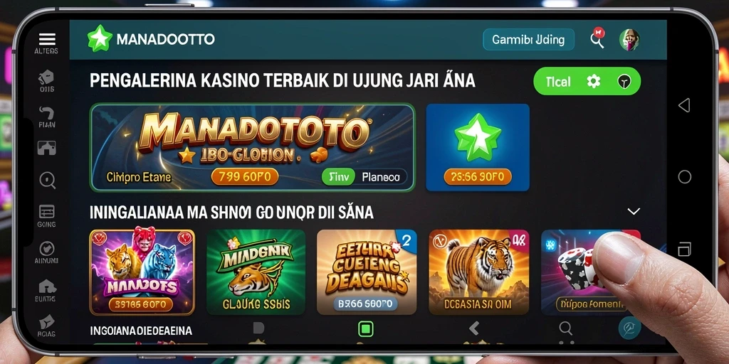 Gameplay menarik di aplikasi Kasino MANADOTOTO yang memikat.