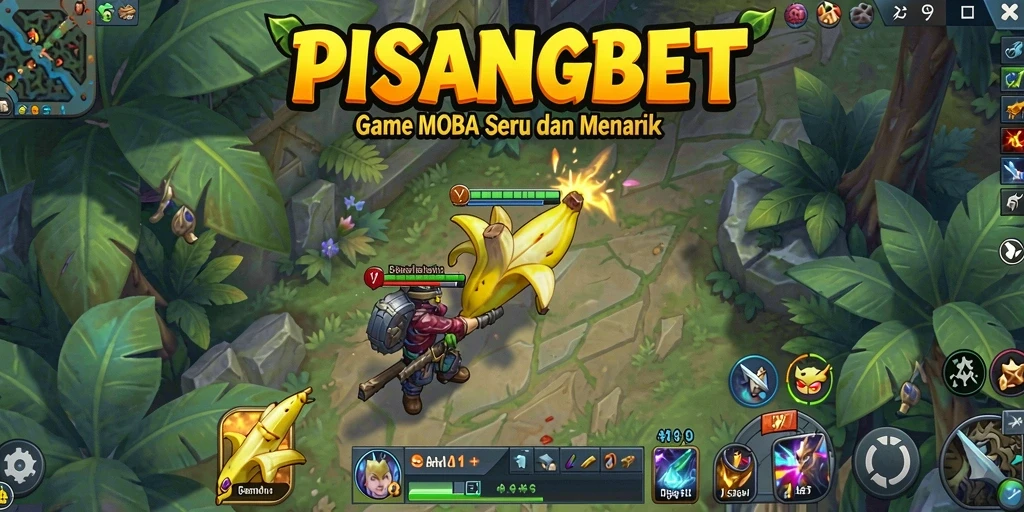 Screenshot menampilkan gameplay seru PISANGBET di arena pertempuran.
