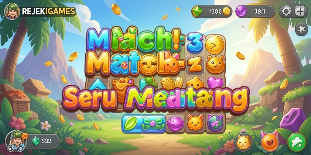 Gameplay menarik dengan grafis cerah pada REJEKIGAMES.