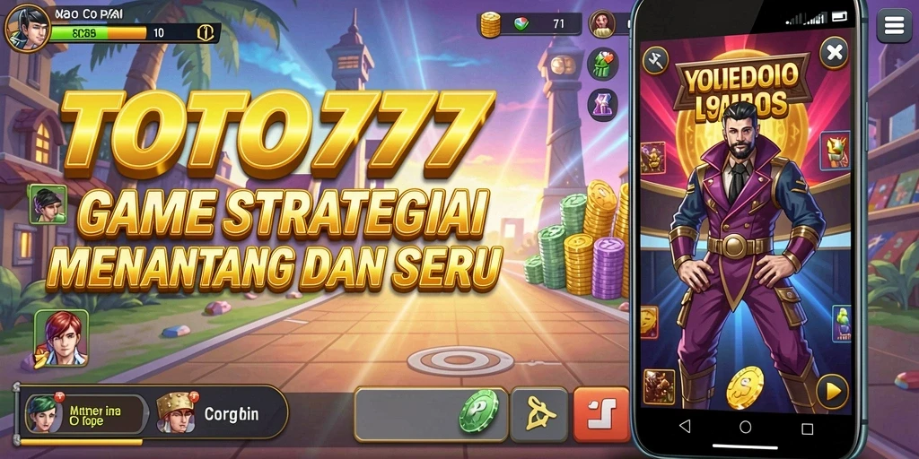 Tampilan gameplay TOTO777 yang seru dan strategis.