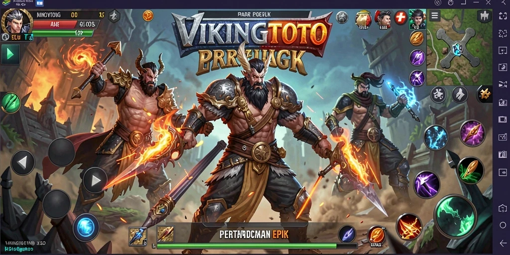 Tampilan pertarungan seru di VIKINGTOTO menampilkan aksi yang mendebarkan.